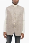 Corneliani Mandarin Collar Silk Vest