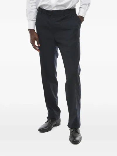 Corneliani Mantua Belt-loop Trousers In Black