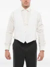 Corneliani Single-breasted Embroidered Waistcoat In White