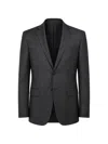 Corneliani Mantua Flap-pocket Blazer In Gray