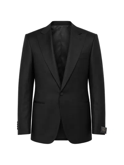 Corneliani Mantua Peak-lapel Blazer In Black