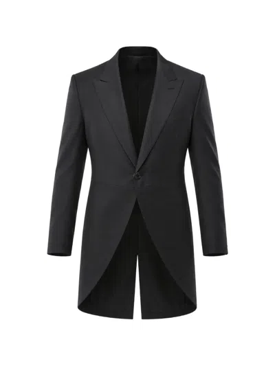 Corneliani Mantua Peak-lapel Jacket In Black