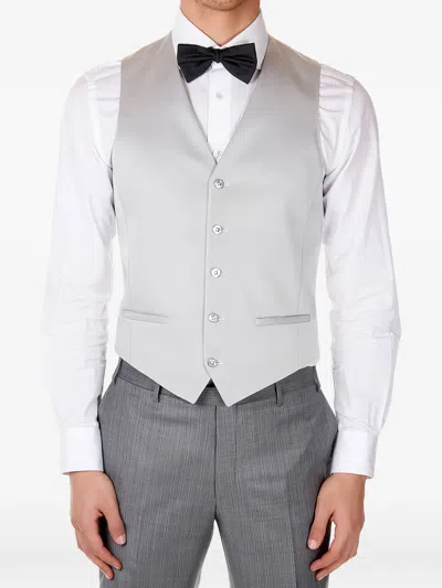 Corneliani Martingale Waistcoat In Gray