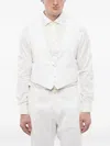 Corneliani Martingale-back Single-breasted Waistcoat In White