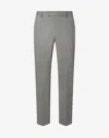 Corneliani Melange Grey Wool And Cashmere Chinos In Gray