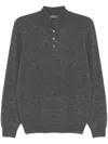 Corneliani Mélange Sweater In Grey