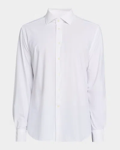 Corneliani Men & Apos;s Stretch Nylon Blend Sport Shirt In Animal Print