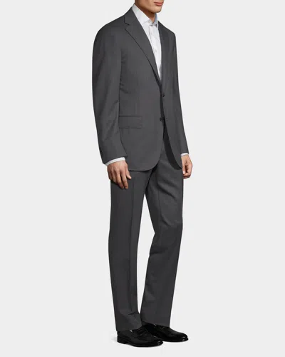 Corneliani Men & Apos;s Wool Regular-fit Suit In Gray