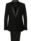 Corneliani Single-breasted Dinner Suit In Black