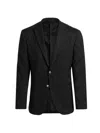 Corneliani Men's Black Flame Single-breasted Evening Jacket In Multi