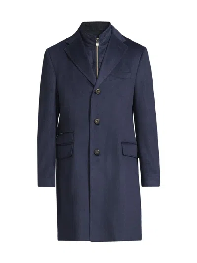 CORNELIANI MEN'S ID TAILORED WOOL COAT