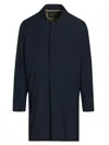 Corneliani Men's Packable Raincoat In Blue