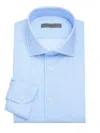 Corneliani Men's Performance Stretch-nylon Shirt In Blue
