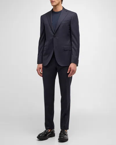 CORNELIANI MEN'S SOLID WOOL LEADER SUIT