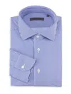 Corneliani Men's Stretch Performance Shirt In Blue