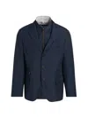 Corneliani Men's Technical Id Sport Jacket In Blue