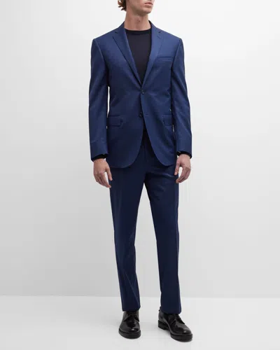 Corneliani Men's Tic Academy Suit In Nvy Fan