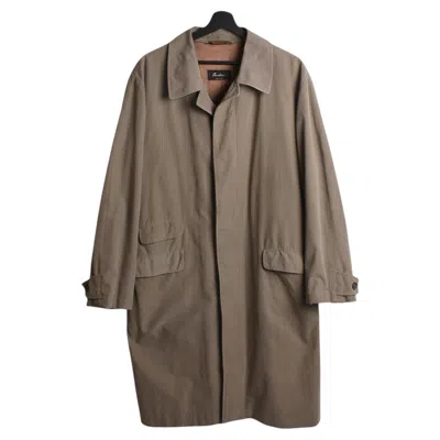 Pre-owned Corneliani Men's Trench Coat Coat Size L - D0761 In Gray