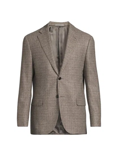 Corneliani Men's Wool & Cashmere Tailored Jacket In Neutral
