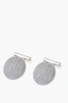 Corneliani Metal Cufflinks Lined With Silk