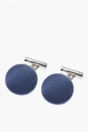 Corneliani Metal Cufflinks Lined With Silk