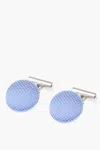 Corneliani Metal Cufflinks Lined With Silk