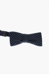 Corneliani Micro Checked Silk Bow Tie