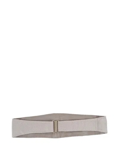 Corneliani Micro-motif Tuxedo Cummerbund In Gray