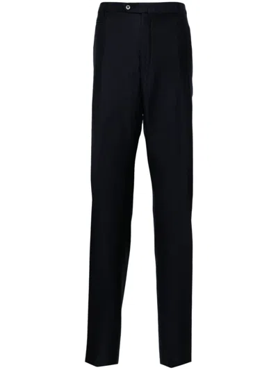 Corneliani Mid-rise Tailored Trousers In Blue