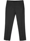 Corneliani Mid-rise Tailored Trousers In Grey