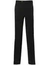Corneliani Mid-rise Tailored Wool Trousers In Grey