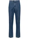 Corneliani Mid-rise Tapered Jeans In Blue