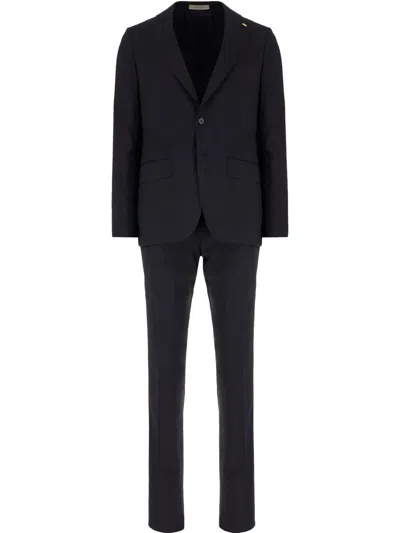 Corneliani Wool Suit In Blue