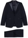 Corneliani Midnight Blue Wool Suit  In Blue
