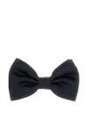 Corneliani Navy Bow Tie In Black