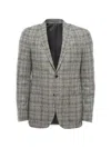 Corneliani Nino Danieli Check-pattern Single-breasted Blazer In Multi