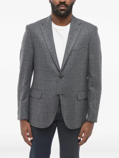 Corneliani Nino Danieli Flap-pocket Blazer In Gray