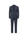 Corneliani Nino Danieli Single-breasted Suit In Blue