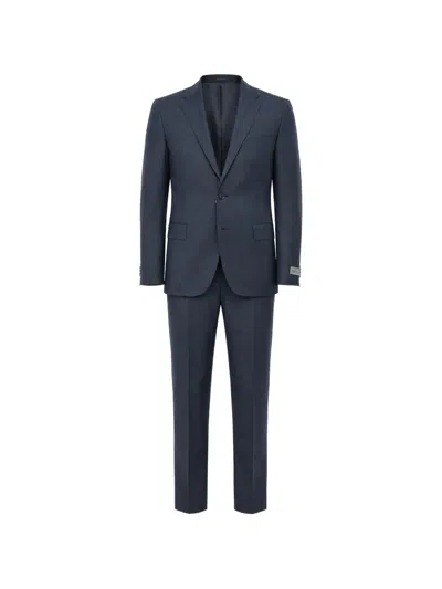 Corneliani Nino Danieli Single-breasted Suit In Blue