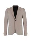 Corneliani Notched-lapels Blazer In Neutral
