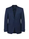 Corneliani Notch-lapel Single-breasted Blazer In Blue