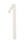 Corneliani Off White Solid Tie In White