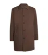 Corneliani Padded Raincoat In Brown