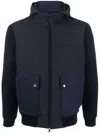 CORNELIANI PADDED ZIPPED-UP JACKET