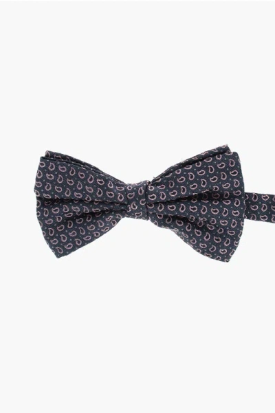 Corneliani Paisley Patterned Silk Bow Tie