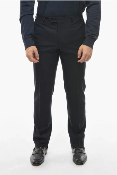 Corneliani Pantaloni Academy Con Piega In Blue