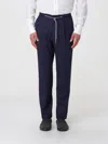 Corneliani Drawstring Trousers In Blue