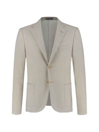 Corneliani Patch-pocket Blazer In Neutral