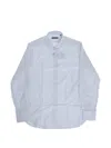 Corneliani Patterned Cotton Shirt In Blue