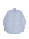 Corneliani Patterned Long-sleeve Shirt In Blue